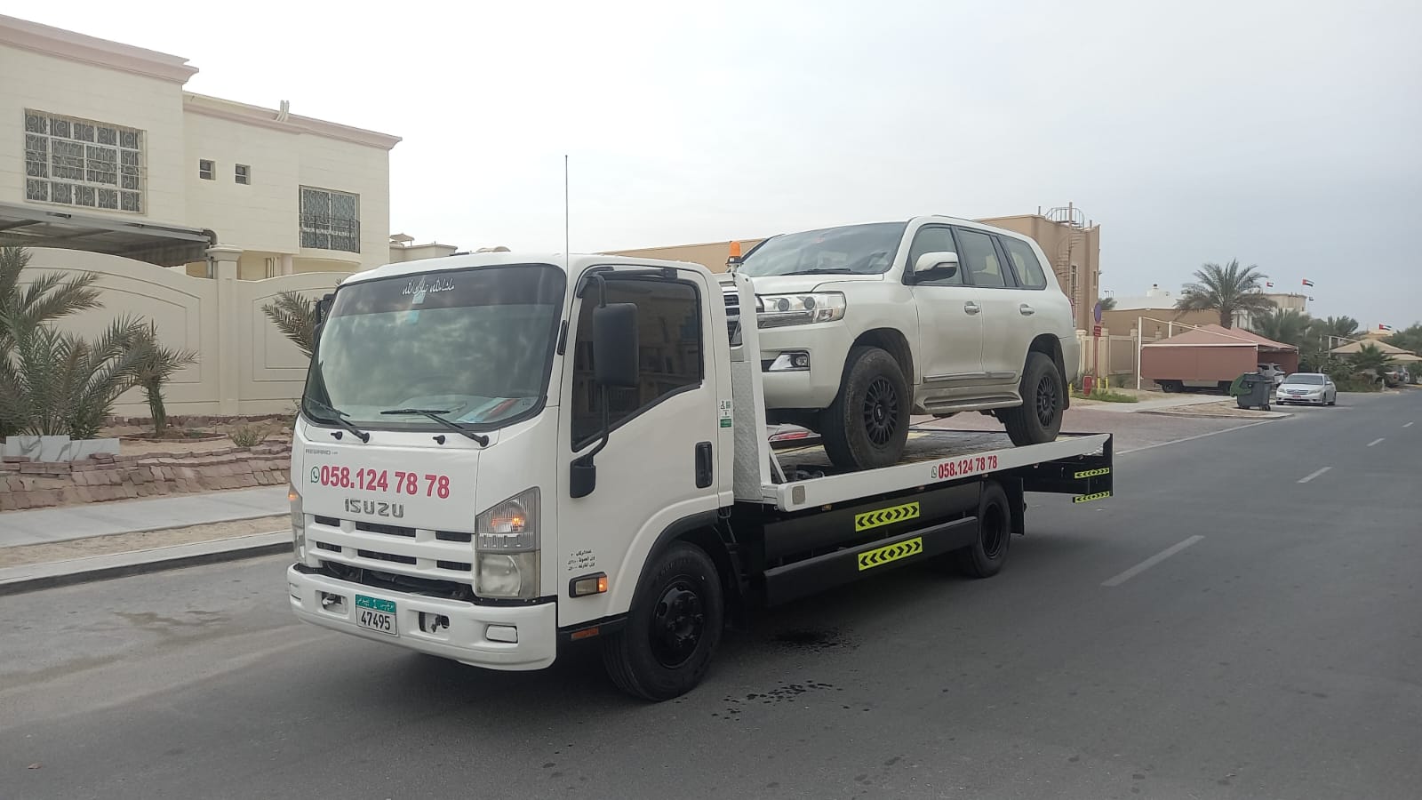 Flatbed towing Gulf